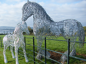Wought Iron Sculptures